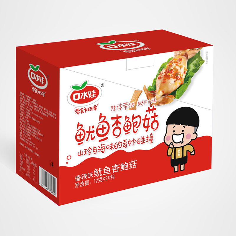 鱿鱼杏鲍菇(香辣味)